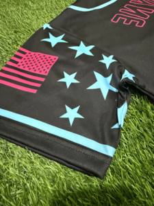 Camiseta de béisbol personalizada, tela transpirable duradera, diseño ligero, logotipo del equipo de ajuste atlético, personalización elegante sublimada - Product Image 6