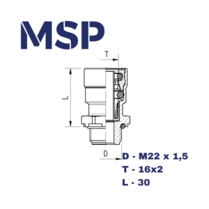 90116022 - Raufoss ABC NEWLINE PUSH-IN COUPLING-Pièces et accessoires de remorque-MSP Exportation - Product Image 3