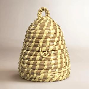 Boîte décorative en herbe de mer faite à la main, boîte de rangement artisanale, écologique, naturelle, décoration intérieure et extérieure, vente en gros du Vietnam - Product Image 2