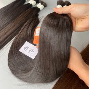 Extensiones de Cabello Humano a Granel Sin Caída Ni Enredos, Color Personalizado, Paquetes de Cabello Virgen Vietnamita 100% - Product Image 5