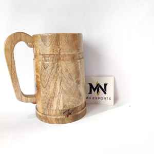 Mug en bois avec poignée Ventes chaudes Mug à bière Luxe Qualité supérieure Produit de premier ordre Design unique - Product Image 2