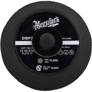 MEGUIARS DBP3 3'' <b>Decorative</b> <b>Plate</b> Backing <b>Plate</b> with 75 MM Rotorbital Platorello for <b>Decorative</b> Applications - Product Image 1
