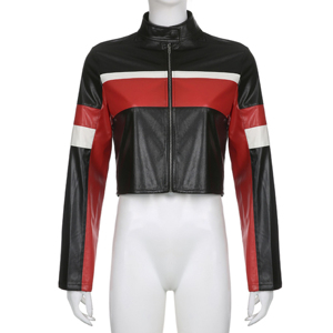 Chaqueta Bomber Corta de Motociclista para Invierno al por Mayor para Hombre y Mujer, Manga Larga con Cierre de Cremallera, Ropa Urbana para Motociclistas - Product Image 1