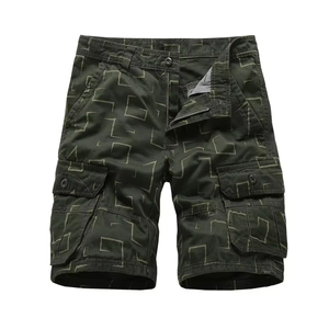 Pantalones Cortos Cargo Personalizados de Alta Calidad con Múltiples Bolsillos, Pantalones Cortos Deportivos de Algodón para Hombre, Ropa Casual - Product Image 2