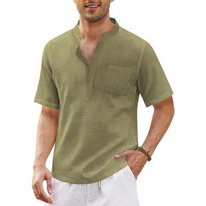 Camisetas de algodón de verano informales OEM para hombres y mujeres, camisetas cómodas Unisex de manga corta con cuello redondo, Jersey transpirable holgado Plus - Product Image 6