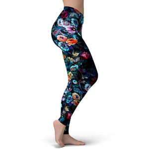 Leggings de fitness pour femmes les mieux notés, taille haute, coupe ajustée, sans coutures, effet compression et rehaussement des fessiers, écologiques, marque privée - Product Image 2