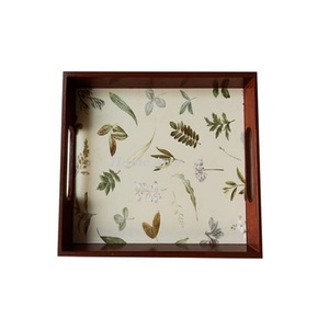 Plateau de service à dessert en bois de conception merveilleuse plateau de service de collations de taille personnalisée de qualité supérieure pour les meilleures ventes - Product Image 1