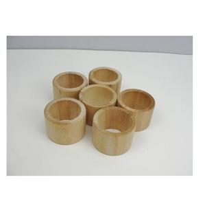 Nouveaux anneaux de serviette en bois pour les mariages Table gros porte-mouchoirs décoration de fête anneau de serviettes en bois - Product Image 2