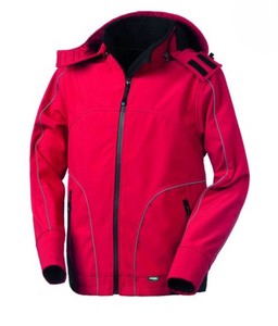 Trois couches respirant Softshell hiver veste mémoire caractéristique tissu hydrofuge extérieur laminé polaire coque souple - Product Image 2