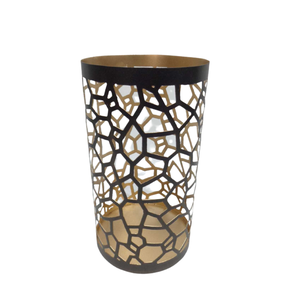 Soporte de Metal de hierro redondo de calidad superior, nuevo diseño, tarro de vela de Color negro para decoración de sala de estar hecho a mano - Product Image 5