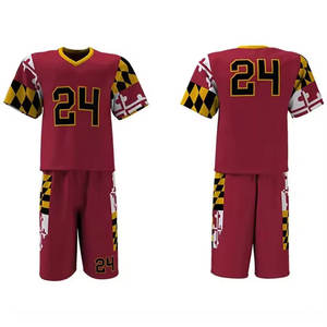 Vêtements de sport de crosse unisexes de style américain Design unique Maillots et shorts imprimés Jeu de crosse - Product Image 3