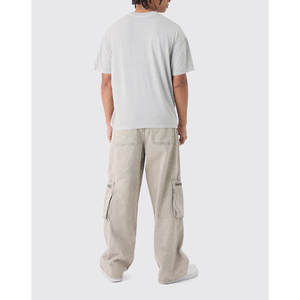 กางเกงคาร์โก้สีพื้นผู้ชาย 2025 กางเกงหลายกระเป๋าสำหรับกิจกรรมกลางแจ้ง กางเกงทำงานผู้ชายขายส่ง - Product Image 5