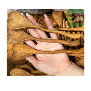 Cuillère jetable en bois OEM ODM pour café, thé, dessert et miel emballage personnalisé disponible - Product Image 1