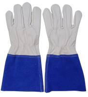 Gants de protection TIG MIG en cuir, ignifuges, imperméables, anti-choc, personnalisables avec logo, livraison rapide – Vente Flash