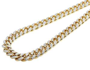 Personalizar Hip Hop lujo VVS claridad Moissanite diamante cadena cubana en plata de ley 925 - Product Image 2