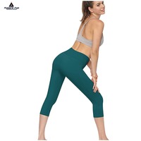 Legging de yoga taille haute élastique pour femme, motif 3D standard, séchage rapide, en nylon, avec logo à la taille, pour la course et le fitness