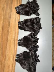 Principaux fournisseurs Extensions de cheveux de temple indien vierge Remy de meilleure qualité, bouclés et rebondissants: modèle non permanent - Product Image 5