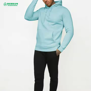 Sudadera con capucha de gran tamaño personalizada OEM para hombre, jersey con capucha de lana de algodón pesado, logotipo personalizado de peso pesado 330 GSM - Product Image 5