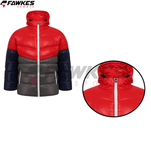 Chaquetas acolchadas Clima frío Invierno Burbuja roja Abrigo acolchado Hombres Chaquetas de plumón Abrigo Diseño superior Hombres Chaquetas acolchadas - Product Image 5