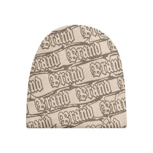 Bonnet d'hiver en tricot de qualité supérieure entièrement personnalisé Glory, bonnet chaud pour l'extérieur, tricot doux, design jacquard côtelé pour un usage décontracté - Product Image 2