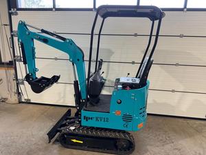 Livraison gratuite  KV12 Mini-excavatrice de 1 tonne |   12 HP HPR Diesel |   Profondeur de creusement de 1,65 m |   5 km/h |   Largeur de 950 mm |   Hydraulique Hammer - Product Image 2