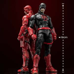 ฟิกเกอร์แอคชั่น Marvel Daredevil Reborn สีดำ แบบปรับแต่งได้ ผลิตจากพลาสติก สภาพใหม่ รุ่น ODM สำหรับนักสะสม ของสะสมอนิเมะ - Product Image 4