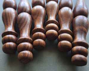 Crochets à crochet en bois écologiques, aiguilles à tricoter en laine faites à la main - Product Image 3