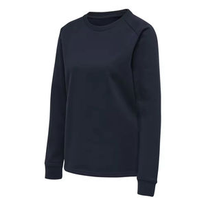 Sudadera Ligera y Transpirable de Algodón con Cuello Redondo para Mujer, Sudadera Holgada de Manga Larga, Informal y Corta - Product Image 2