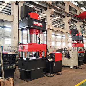 เครื่องอัดไฮดรอลิกขนาดใหญ่ 315 ตัน สำหรับการผลิตหมวกกันกระสุนใยอะรามิด เคฟลาร์ และการอัดแผ่นกันกระสุนด้วยความร้อน - Product Image 3