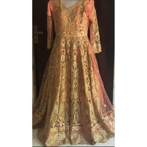 Robes de demoiselle d'honneur élégantes et modernes, à sequins pêche, longues, coupe trapèze, pour femmes - Product Image 4