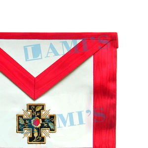 Masonic ASSR 18th Degree Knight <b>Rose</b> Croix Apron High Quality Masonic Regalia Apron for Uniform - Product Image 3