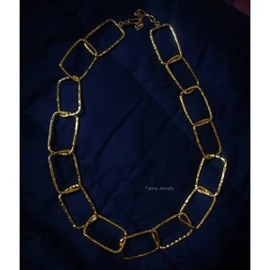 Collares de Latón Hechos a Mano con Baño de Oro, Geométricos, Rectangulares, con Forma de Número, Clásicos, Regalo de Boda, Emocionales, de Cobre, Unisex - Product Image 2