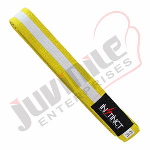 Cinturón de Rango de JIU JITSU de Dos Colores con Logotipo Personalizado, 100% Algodón, Logotipo Personalizado, Duradero, el Mejor Equipo de Artes Marciales, Hecho Profesionalmente en Pakistán - Product Image 4