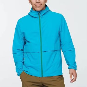 Chaquetas Cortavientos Personalizadas con Logotipo para Hombre, Chaquetas Deportivas de Lona con Cremallera, Impermeables, Transpirables y con Capucha, Unisex - Product Image 3