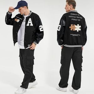 2025 New OEM 100% High Quality Varsity <b>Jacket</b> <b>Men</b> High School Letterman Bomber Style Fleece <b>jacket</b> - Product Image 5