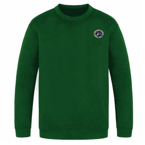 Nueva moda sólido invierno estilo de cuello redondo talla grande pulóver manga larga algodón-poliéster deportes sudaderas - Product Image 3