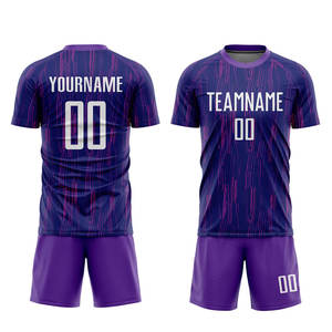 Diseño personalizado, uniformes de equipos de fútbol con estilo, uniformes de fútbol de manga corta de alta calidad, kits de fútbol OEM de fábrica - Product Image 1
