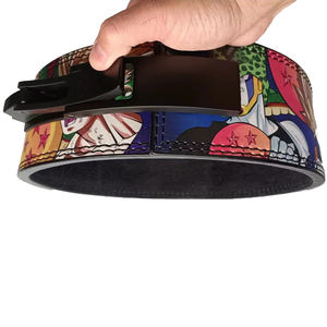 Cinturón de Cuero Ajustable de 13 mm de Alta Calidad, Transpirable y Antideslizante para Levantamiento de Pesas, Powerlifting, Gimnasio y Fitness - Product Image 3