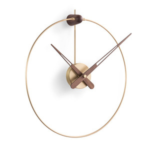 Well Selling Iron <b>Clock</b> Wall <b>Art</b> Hotel Home Office Bedroom Handmade Decorative Geometric Floral Design Luxury Metal Wall - Product Image 3
