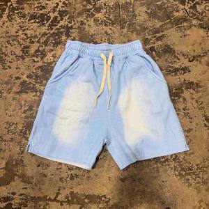 Precio de fábrica 100% algodón 250 g logotipo personalizado lavado ácido dos piezas camiseta de gran tamaño y pantalones cortos conjuntos para hombres precio barato pantalones cortos hombres - Product Image 6