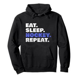 Chemise pour les amateurs de hockey Pull à capuche Sports Fans Confortable Élégant Sweat à capuche Hockey Cadeau parfait Fans de hockey sur glace - Product Image 1