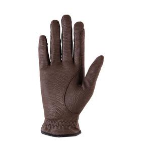 Professional Cheap Custom Made Brown Riding Gloves <b>Synthetic</b> <b>Leather</b> for Men Anti Split Horse Riding Gloves - Product Image 2