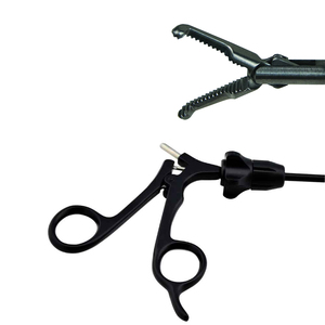 Los mejores proveedores médicos, instrumentos Laparoscópicos de acero inoxidable, 5 mm X 45 cm, pinza atraumática de acción única, estándar de seguridad MOL - Product Image 1