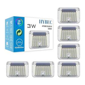 Lámpara de Jardín LED con Energía Solar y Sensor de Movimiento, Tamaño Pequeño, Cuerpo de Plástico IP65 - Product Image 1