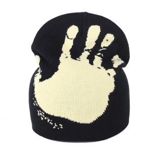 Venta al por mayor Unisex Beanie Sombreros de punto All Over Print Winter Hat Streetwear Skull Caps Skully Hat Custom Logo Jacquard Beanies - Product Image 6