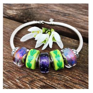 Perles en bois imprimées non polies 50gm Perles en bois colorées personnalisées en forme et taille Livraison rapide depuis l'Inde - Product Image 2