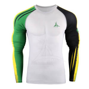 New Design Eco-Friendly Breathable <b>Compression</b> <b>Shirts</b> Long Sleeve Sublimated Men's Custom Colors & Logo OEM Service Wholesale - Product Image 1