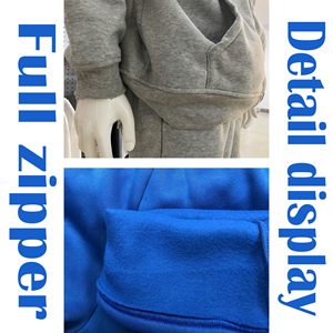 Moda caliente al por mayor Sudadera con capucha en blanco Casual logotipo personalizado Impresión de cara completa cremallera sudaderas con capucha hombres Zip Up DDP envío - Product Image 4