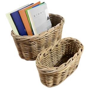 High Quality Best Price Indonesian Handcrafted ROTAN Storage <b>Baskets</b> Medium & <b>Small</b> MINT Product <b>Basket</b> From Indonesia - Product Image 3