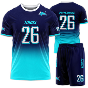 Men's Custom 7v7 Football Uniforms Set Sublimation Jerseys Breathable Quick Dry Fabric Anti-Bacterial UV Protection Eco-Friendly - Product Image 6